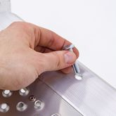 PPSF03 3 L x 30 W Silver Spring UltraLite Single-Fold Punch Plate Wheelchair Ramp - 800 lb Cap 5