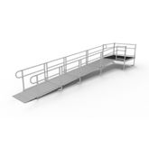 PS20S55T 20 L x 3 W EZ-ACCESS PATHWAY Straight Modular Ramp Kit w5 Top Platform