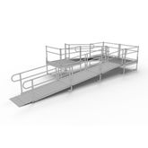 PS24U44TTS 24 L x 3 W EZ-ACCESS PATHWAY U-Shaped Modular Ramp Kit w4 Platforms