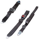Q-8300-A-L QStraint 4 QRT MAX Retractors with L-Track Fittings and Manual ShoulderLap Belt Strap 1