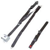 Q-8300-A1-SC QStraint 4 QRT MAX Retractors with SlideN Click Fittings And Retractable ShoulderLap Belt Strap 1