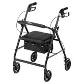 R726BK Drive Medical Walker Rollator with 6 Wheels - Black 1