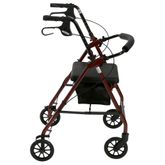 R726RD Drive Medical Walker Rollator with 6 Wheels - Red 2