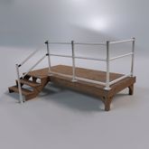 RAILP5HBK 5 W x 3 H EZ-ACCESS RAILWAY Handrail and Barrier kit 4