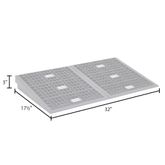 RSR123PR 175 L x 32 W Silver Spring Plastic Multi-Height Threshold Ramp  800 lb Cap 2