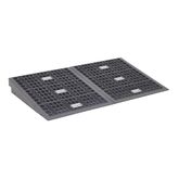RSR123PR 175 L x 32 W Silver Spring Plastic Multi-Height Threshold Ramp  800 lb Cap 5
