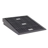 RSR123 175 L x 16 W Silver Spring Plastic Multi-Height Threshold Ramp Add-On  800 lb Cap 8