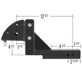 SC-HA Silver Spring Multi-Level Hitch Height Adapter - Class-III and IV 2 Hitch 5