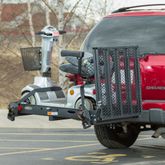 SC500-HA Silver Spring Deluxe Steel ScooterWheelchair Carrier wHitch Adapter - 500 lb Cap 1