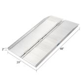 SCG-4 4 L x 29 W Silver Spring Aluminum Single-Fold Anti-Skid Wheelchair Ramp - 600 lb Cap 3