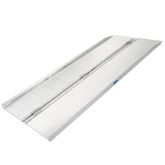 SCG-6 6 L x 29 W Silver Spring Aluminum Single-Fold Anti-Skid Wheelchair Ramp - 600 lb Cap