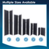 SCGPLUS-5 5 L x 29 W Silver Spring Aluminum Single-Fold Grit-Coat Wheelchair Ramp - 600 lb Cap 8