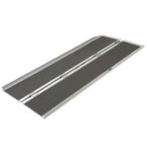 SCGPLUS-6 6 L x 29 W Silver Spring Aluminum Single-Fold Grit-Coat Wheelchair Ramp - 600 lb Cap
