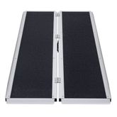 SCGPLUS-6 6 L x 29 W Silver Spring Aluminum Single-Fold Grit-Coat Wheelchair Ramp - 600 lb Cap 7