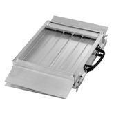 SFP02-AS 2 L x 30 W Silver Spring Aluminum Single-Fold Grit-Coat Wheelchair Ramp - 700 lb Cap 3