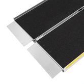 SFP06-AS 6 L x 30 W Silver Spring Aluminum Single-Fold Grit-Coat Wheelchair Ramp - 700 lb Cap 7