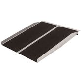 SL336 3 L x 36 W PVI Aluminum Grit-Coat Threshold Ramp - 800 lb Cap