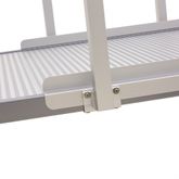 SSFHR-06 6 L x 36 W Silver Spring Folding Aluminum Wheelchair Access Ramp with Handrails - 850 lb Cap 6