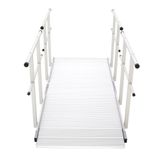 SSFHR-07 7 L x 36 W Silver Spring Folding Aluminum Wheelchair Access Ramp with Handrails - 850 lb Cap 4