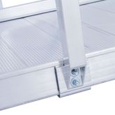 SSGHR-03 3 L x 36 W Silver Spring Aluminum Wheelchair Access Ramp with Handrails - 850 lb Cap 5