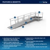 SSS14S55T Silver Spring Clearway 14 Side or Straight Entry Ramp with 5 Top Platform 1