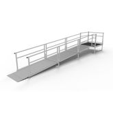 SSS18S44T Silver Spring Clearway 18 Side or Straight Entry Ramp with 4 Top Platform