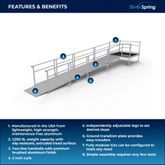 SSS20S55T Silver Spring Clearway 20 Side or Straight Entry Ramp with 5 Top Platform 1