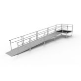 SSS22S55T Silver Spring Clearway 22 Side or Straight Entry Ramp with 5 Top Platform