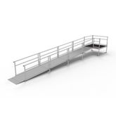 SSS24S55T Silver Spring Clearway 24 Side or Straight Entry Ramp with 5 Top Platform