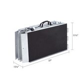 SSTF-06 6 L x 29-34 W Silver Spring Aluminum Multi-Fold Grit-Coat Wheelchair Ramp - 700 lb Cap 3