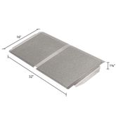 SSTP1632 16 L x 32 W Silver Spring Aluminum Grit-Coat Threshold Ramp - 600 lb Cap 5