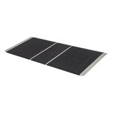 SSTP1636 16 L x 36 W Silver Spring Aluminum Grit-Coat Threshold Ramp - 600 lb Cap