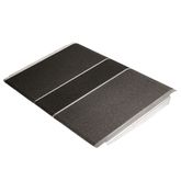 SSTP2436 24 L x 36 W Silver Spring Aluminum Grit-Coat Threshold Ramp - 600 lb Cap
