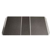 SSTP2436 24 L x 36 W Silver Spring Aluminum Grit-Coat Threshold Ramp - 600 lb Cap 1