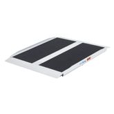 STR-330 3 L x 30 W Silver Spring Aluminum Grit-Coat Threshold Ramp - 800 lb Cap