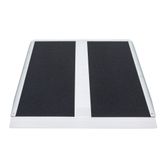 STR-430 4 L x 30 W Silver Spring Aluminum Grit-Coat Threshold Ramp - 800 lb Cap 3