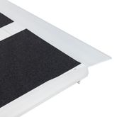 STR-430 4 L x 30 W Silver Spring Aluminum Grit-Coat Threshold Ramp - 800 lb Cap 4