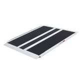 STR-436 4 L x 36 W Silver Spring Aluminum Grit-Coat Threshold Ramp - 800 lb Cap