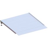 TAER36 3 L x 3 W EZ-ACCESS TRANSITIONS Aluminum Adjustable Self-Supporting Threshold Ramp