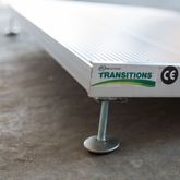 TAER36 3 L x 3 W EZ-ACCESS TRANSITIONS Aluminum Adjustable Self-Supporting Threshold Ramp 1