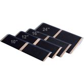 TH2432 24 L x 32 W PVI Aluminum Grit-Coat Threshold Ramp - 600 lb Cap 1