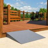 THFS-4 4 H Silver Spring VersaRamp lightweight Threshold Ramp - 800 lb Cap 1