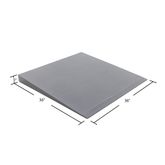 THFS-ADA-3 3 H Silver Spring ADA-Compliant Foam Threshold Ramp - 800 lb Cap 2