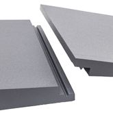THFS-ADA-5 5 H Silver Spring ADA-Compliant Foam Threshold Ramp - 800 lb Cap 5