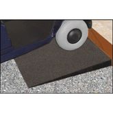 THR-250-1 2 L x 4 W EZ-ACCESS TRANSITIONS Portable Rubber Threshold Ramp