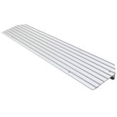 THR1 1-14 H Silver Spring Aluminum Modular Self-Supporting Threshold Ramp