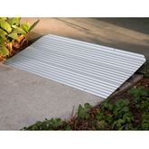 THR1 125 H Silver Spring Aluminum Modular Self-Supporting Threshold Ramp - 600 lb Cap 2