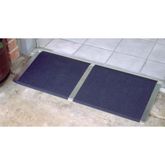 THR832 8 L x 32 W PVI Aluminum Grit-Coat Threshold Ramp - 600 lb Cap 2