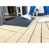 THRBE-150-BWLC 15 H EZ-ACCESS TRANSITIONS Angled Threshold Mat - 850 lb Cap - Black 4