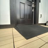 THRBE-250-B 25 L x 43 W x 25 H EZ-ACCESS TRANSITIONS Portable Rubber Threshold Ramp - 850 lb Cap - Black 2